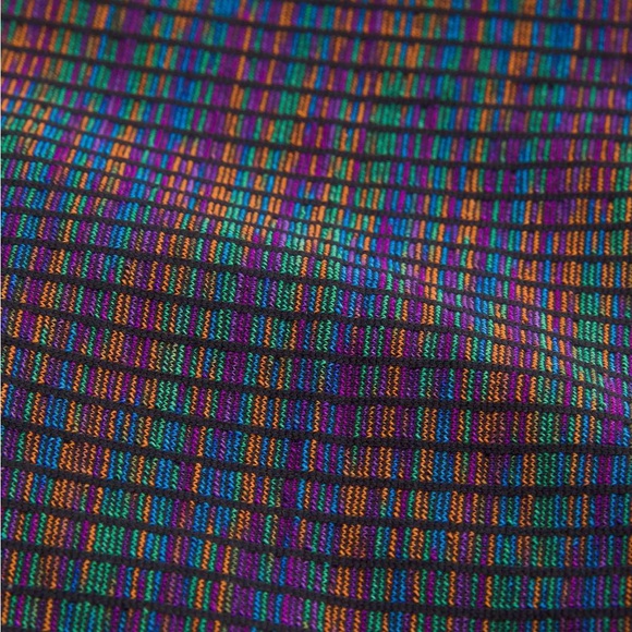 Lululemon “Rainbow Multi” Ebb to Street Cropped Racerback Tank - Size 6 - Picture 7 of 8